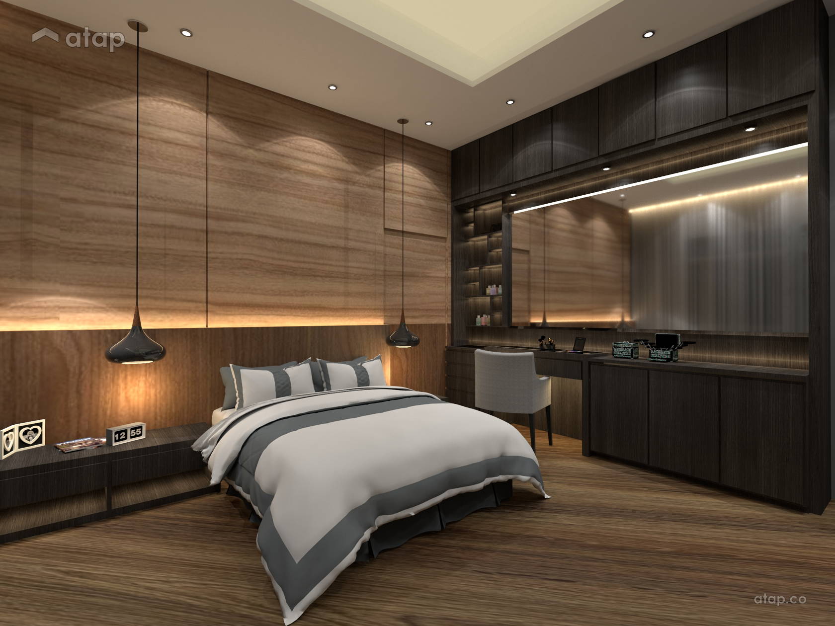 Classic Modern Bedroom Apartment Design Ideas Photos Malaysia Atap Co